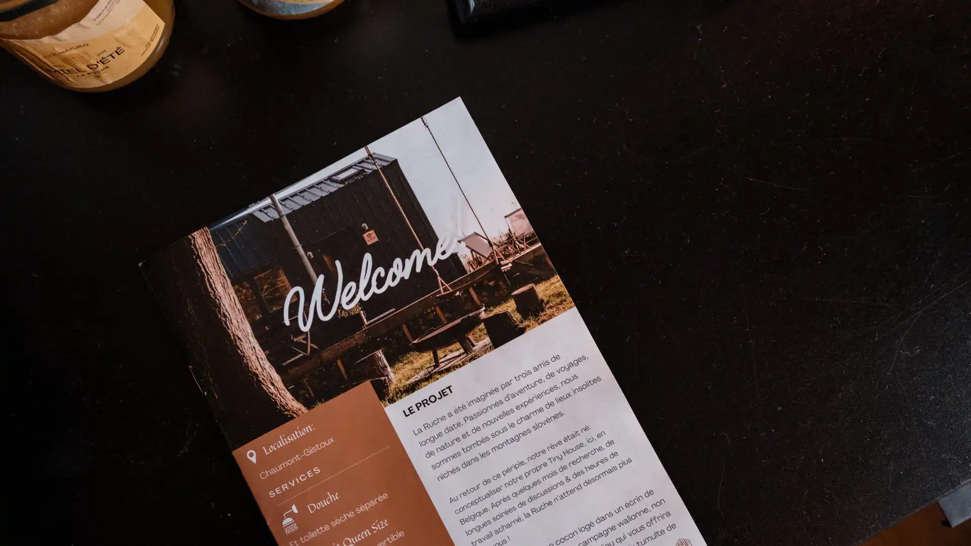 Tiny House La Ruche Brabant Wallon – Flyer d'accueil