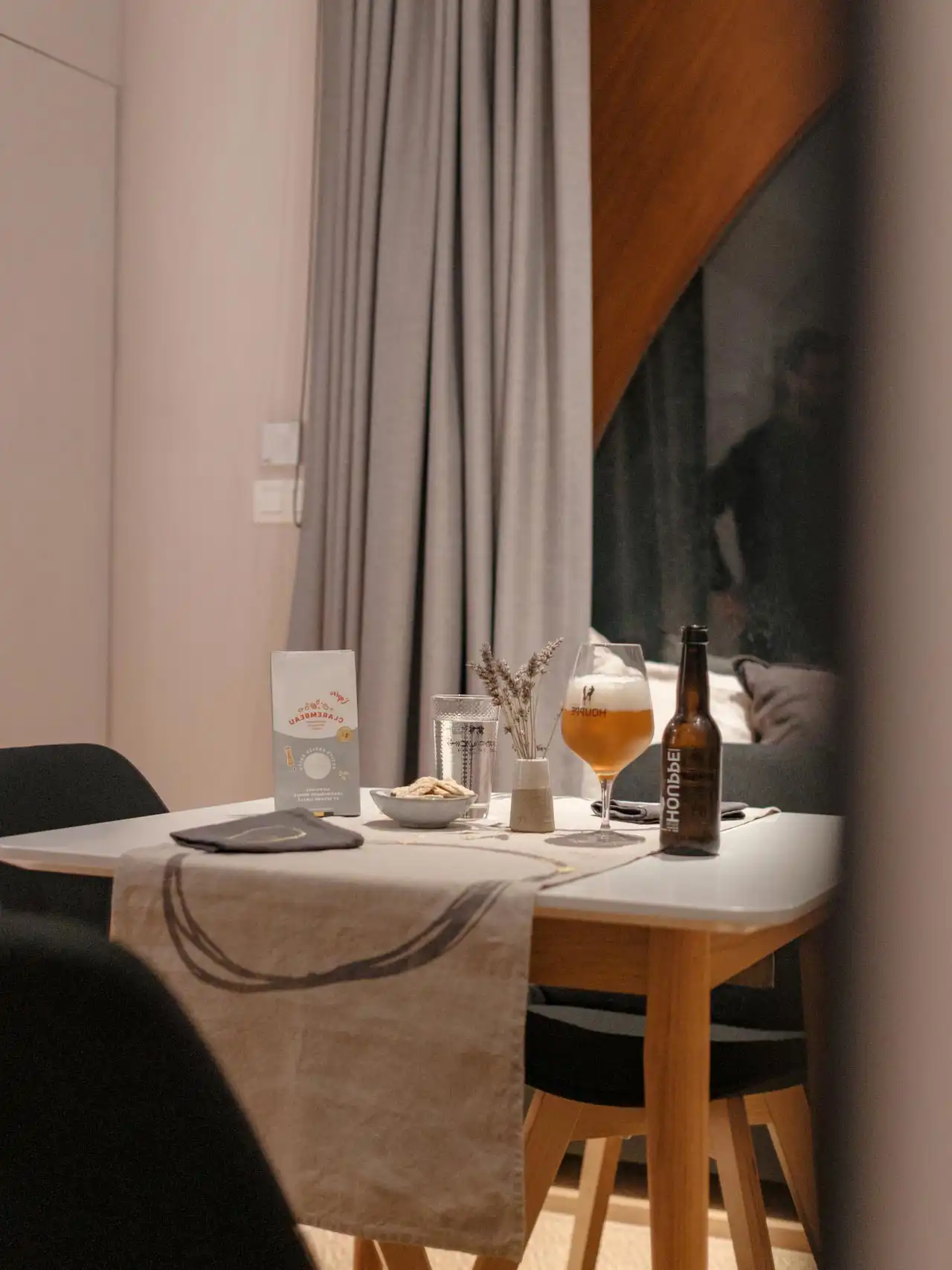 Apéro au Temps de Livresse à Namur, Biscuterie Namuroise et Bière Houppe