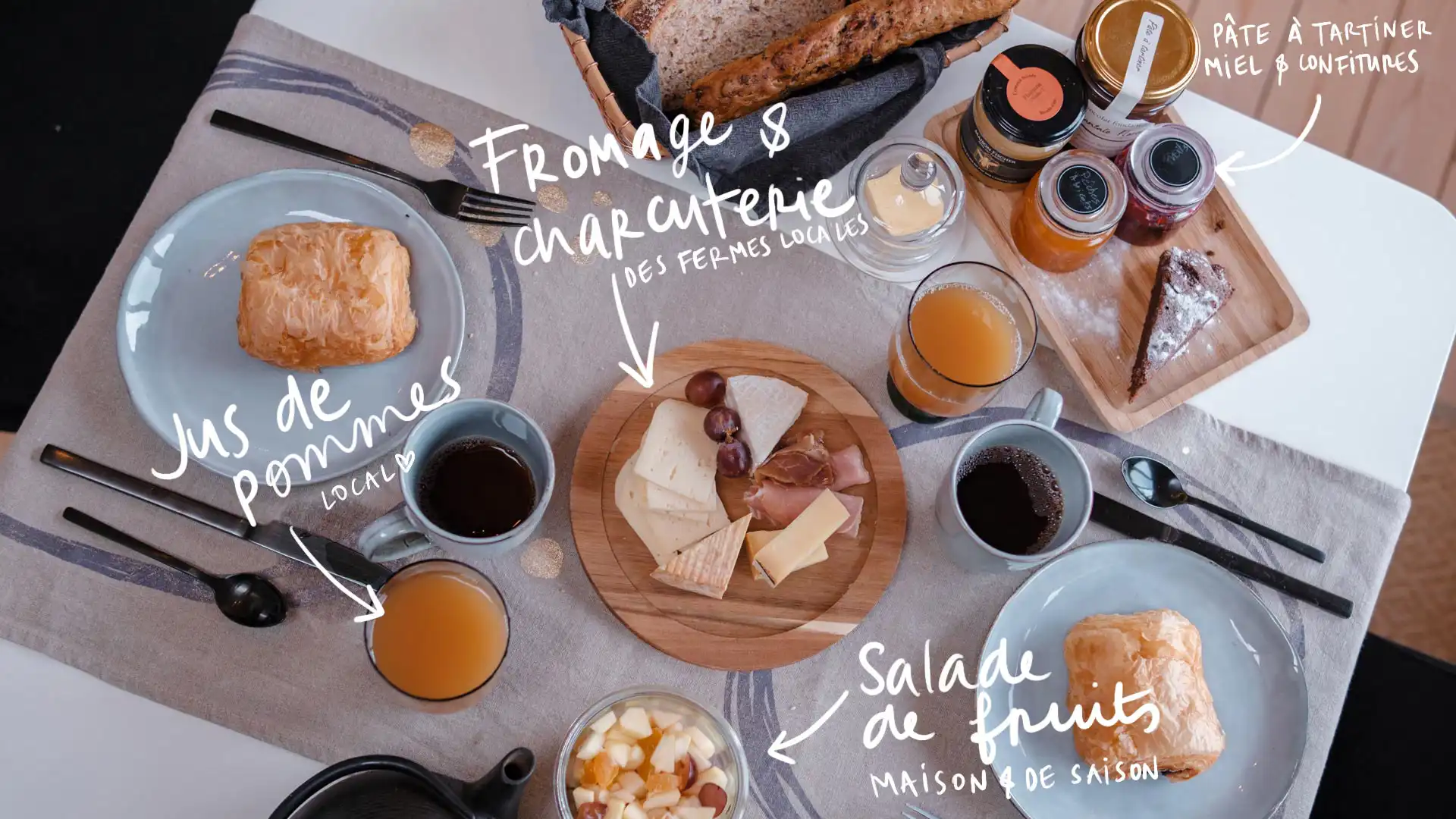 Petit dejeuner gourmand au Temps de Livresse à Namur