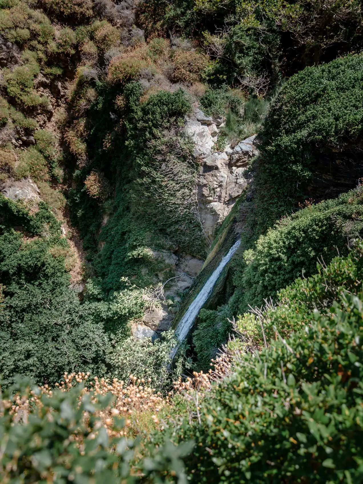 Chute de Richis, Crète de l'Est