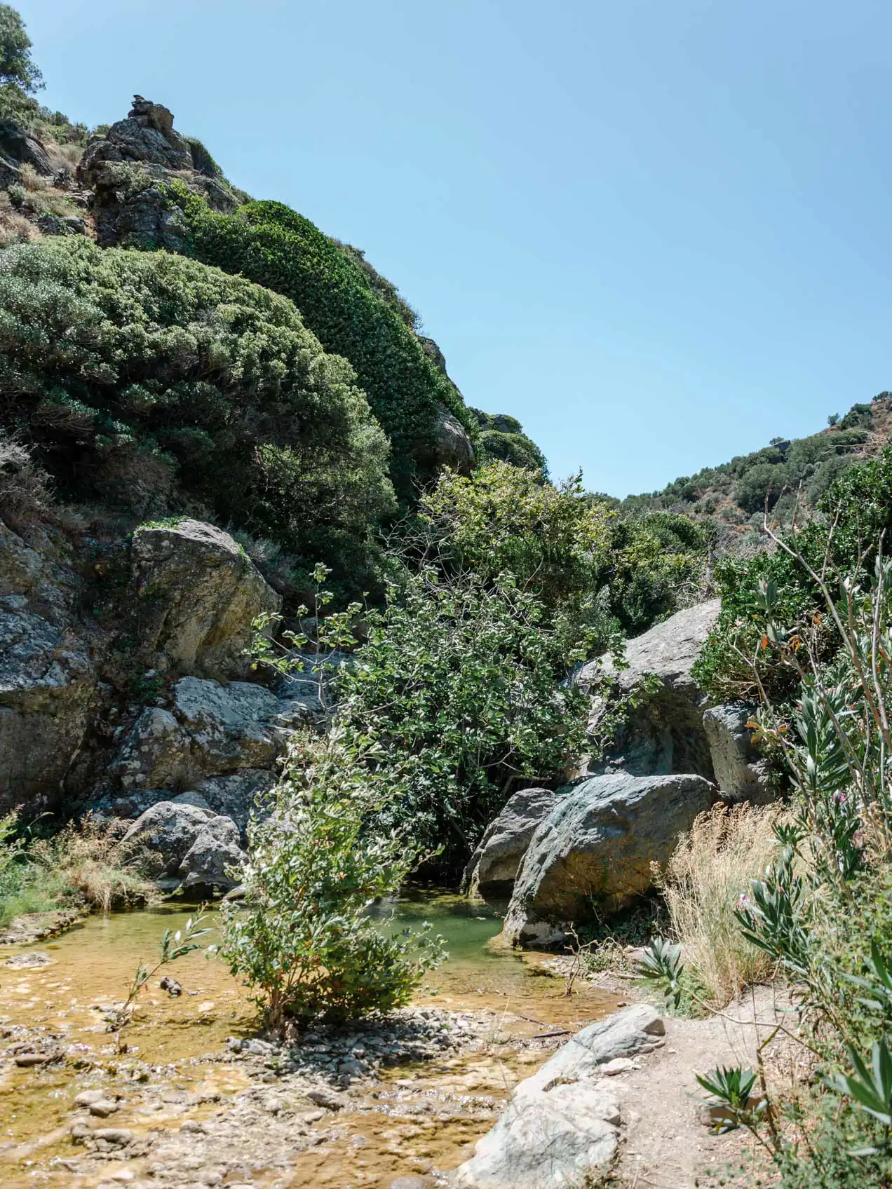 Gorges de Richis, Crète de l'Est