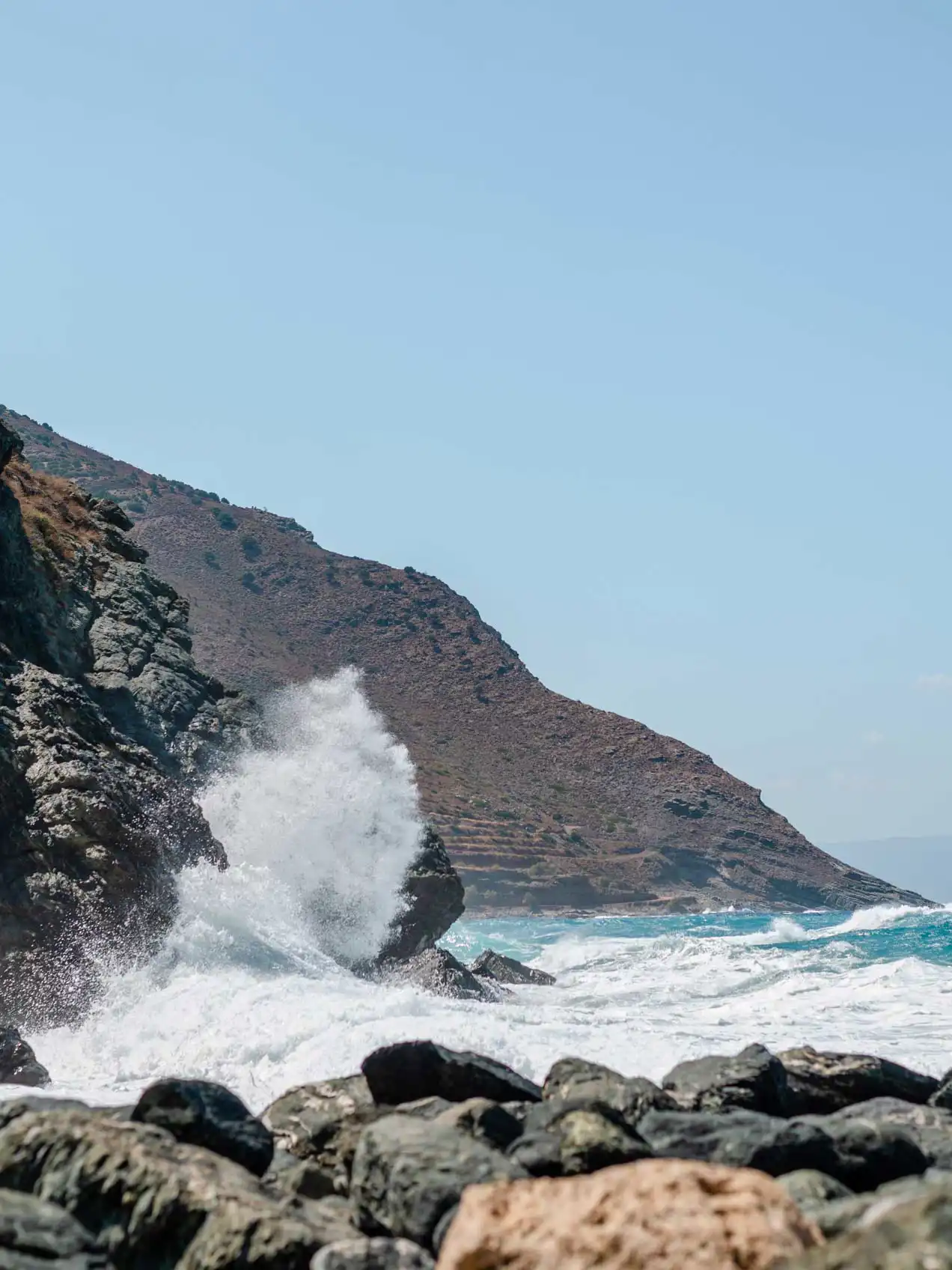 Plage de Richtis, Crète de l'Est