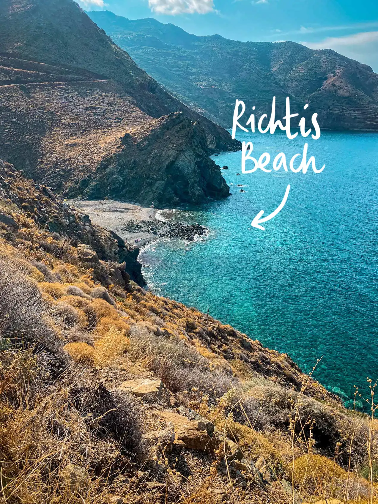 Plage de Richtis, Crète de l'Est