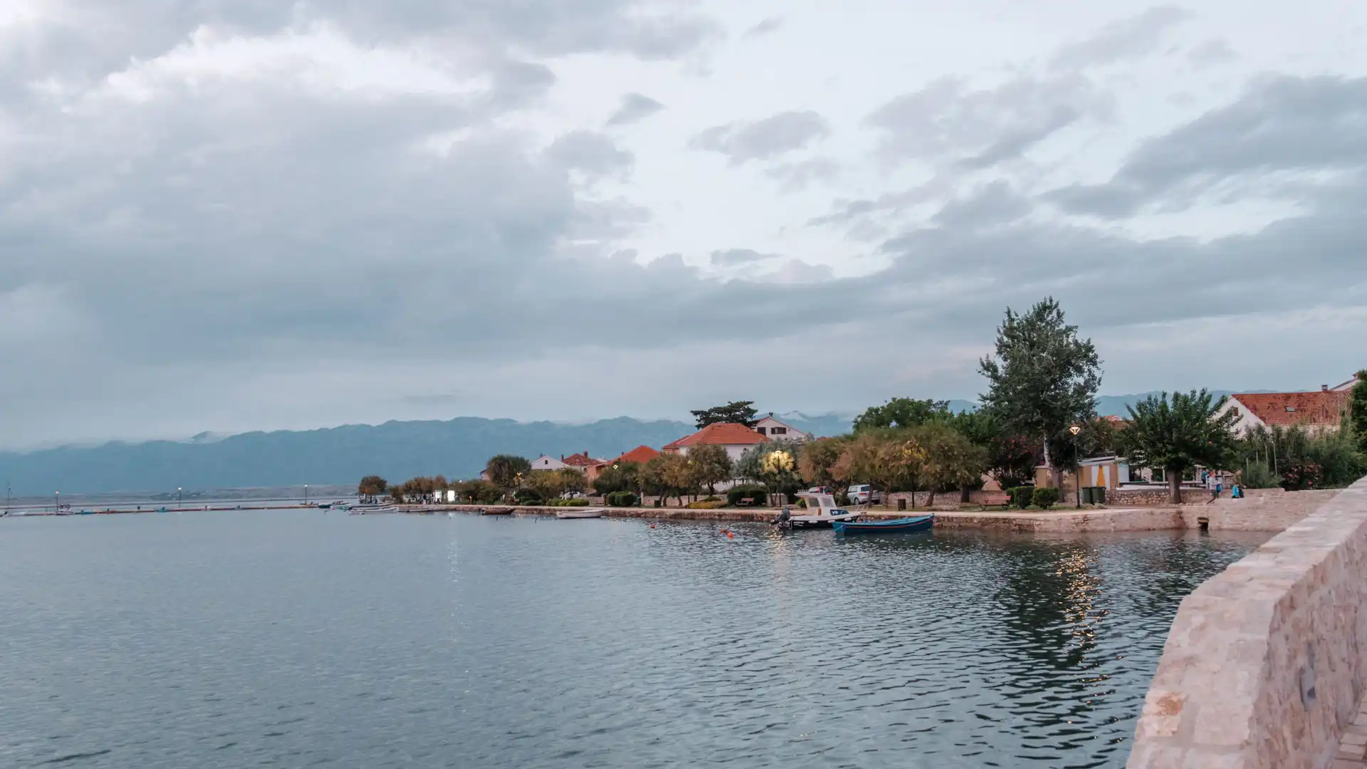 Nin au coucher du soleil en Croatie