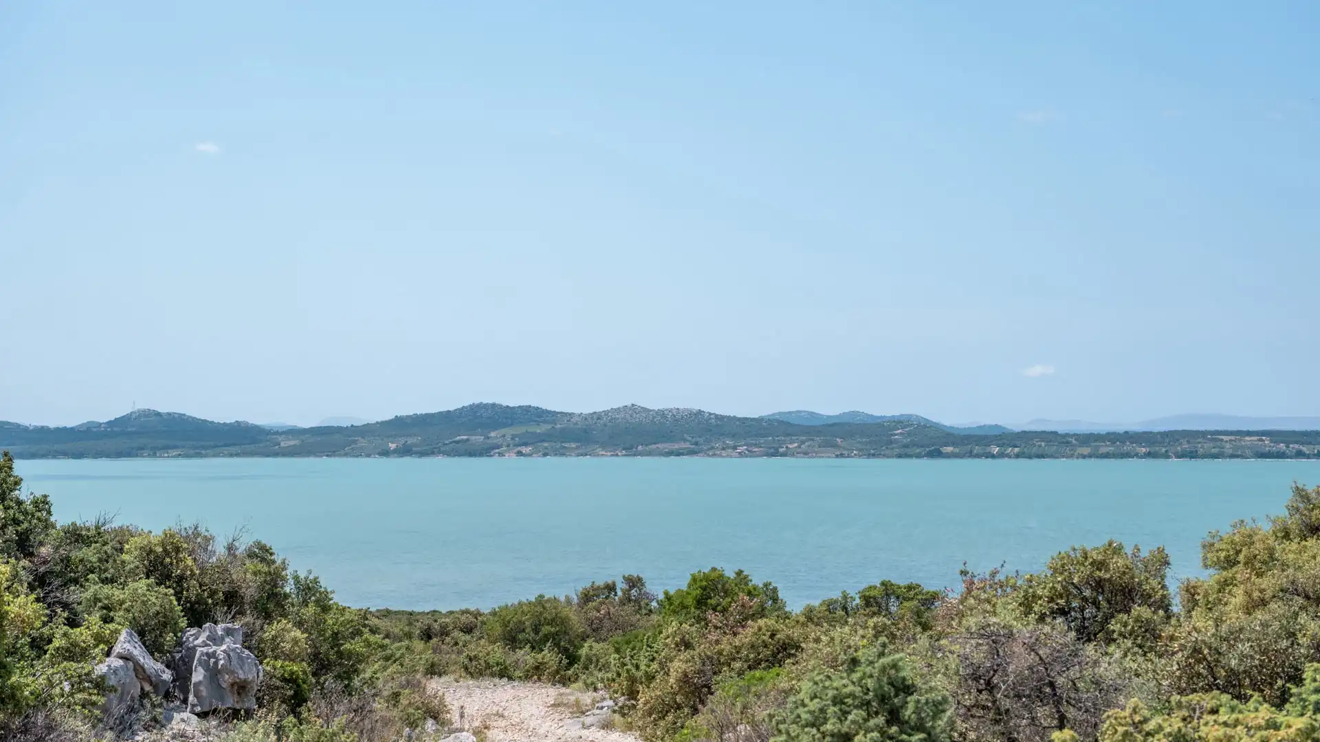 Lac de Vrana en Croatie