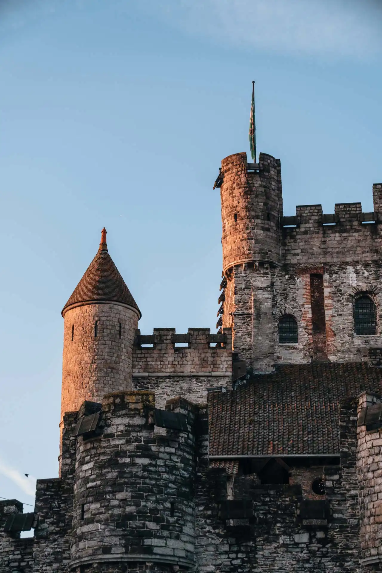 Détails du château des Comtes de Flandres