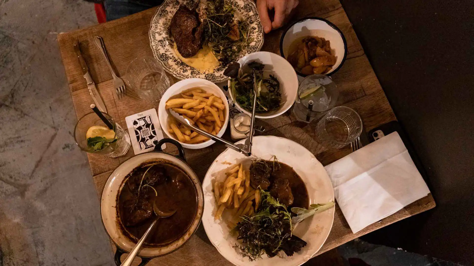 Repas chez Mémé Gusta