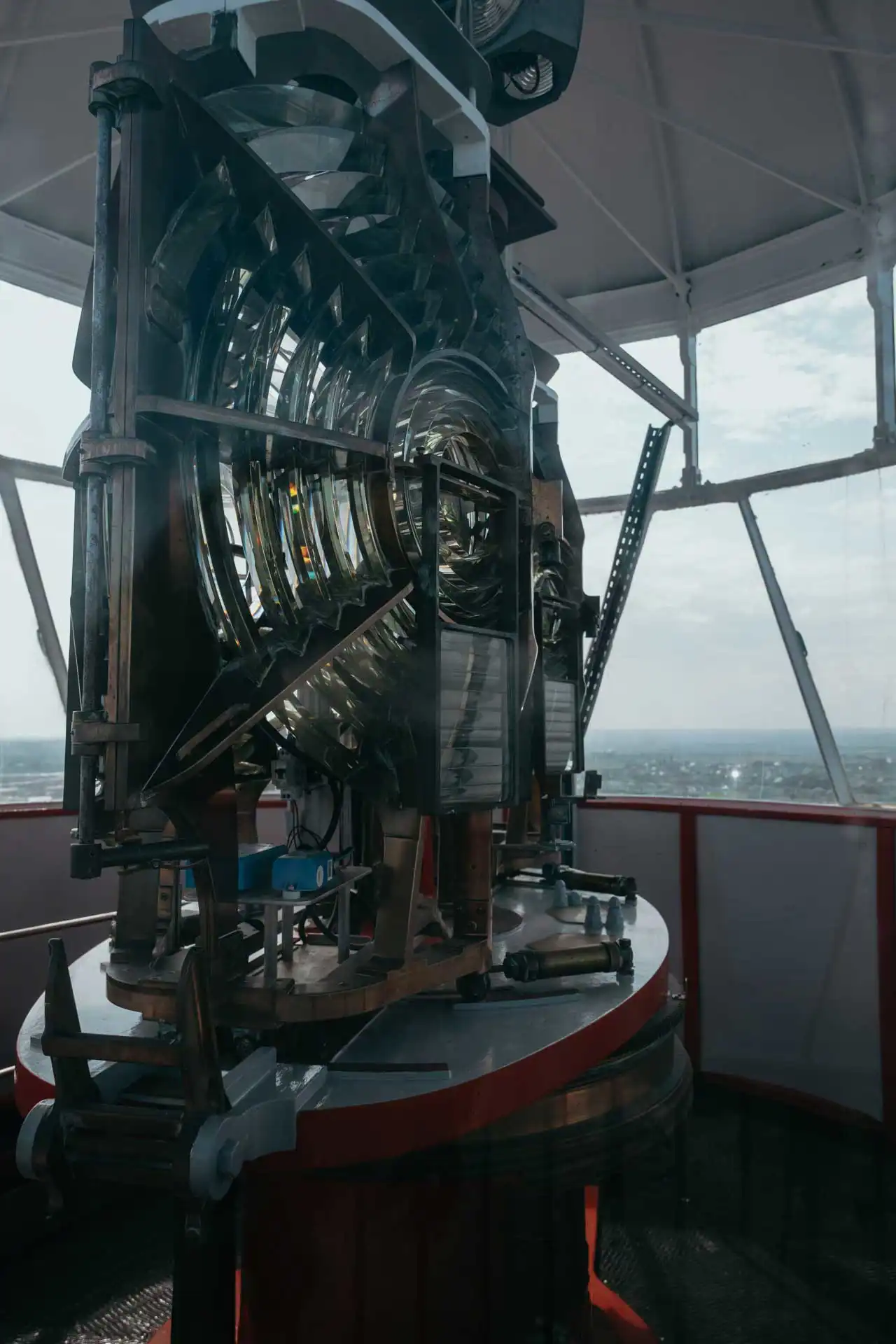 Intérieur du phare de Gatteville à Barfleur dans la Manche