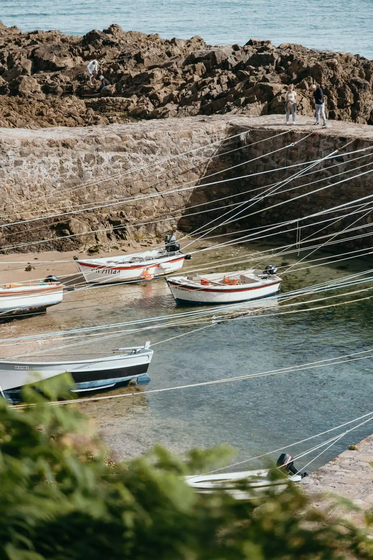Port Racine dans la Manche en Normandie