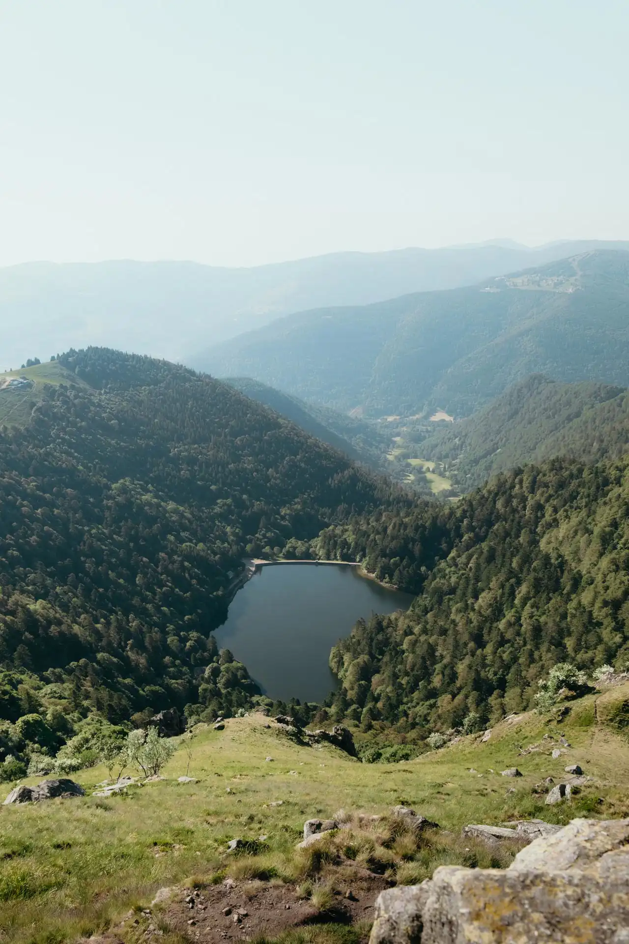 lac de Schiessrothried au Hohneck dans le massif des vosges