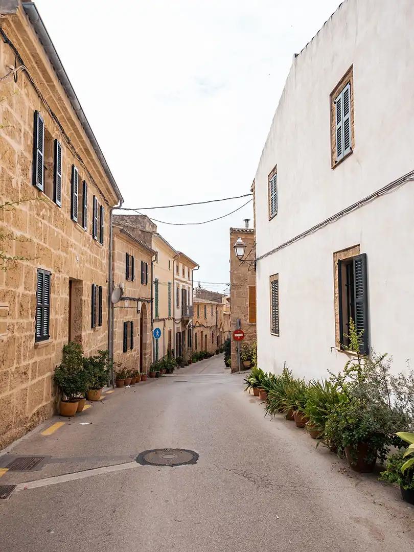 Ruelles de la vieille ville d'Alcudià