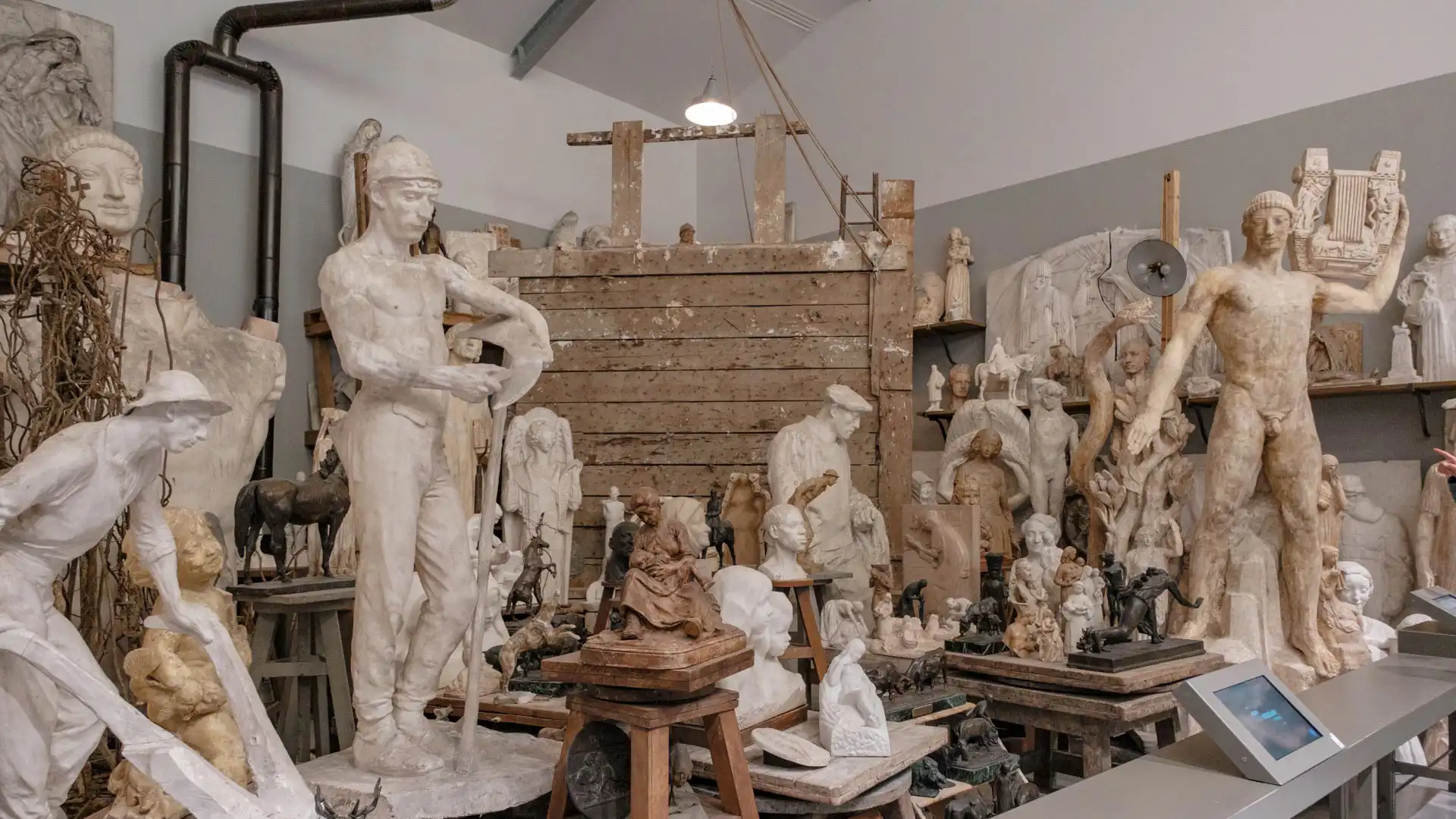 Reproduction de l'atelier du sculpteur Henri Bouchard