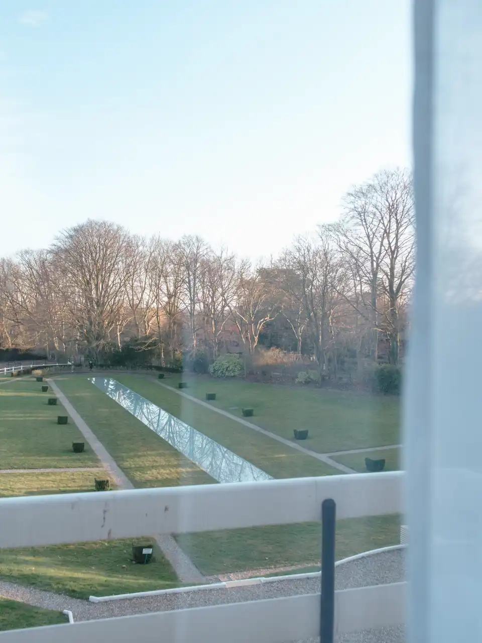 Jardins de la Villa Cavrois depuis la chambre parentale