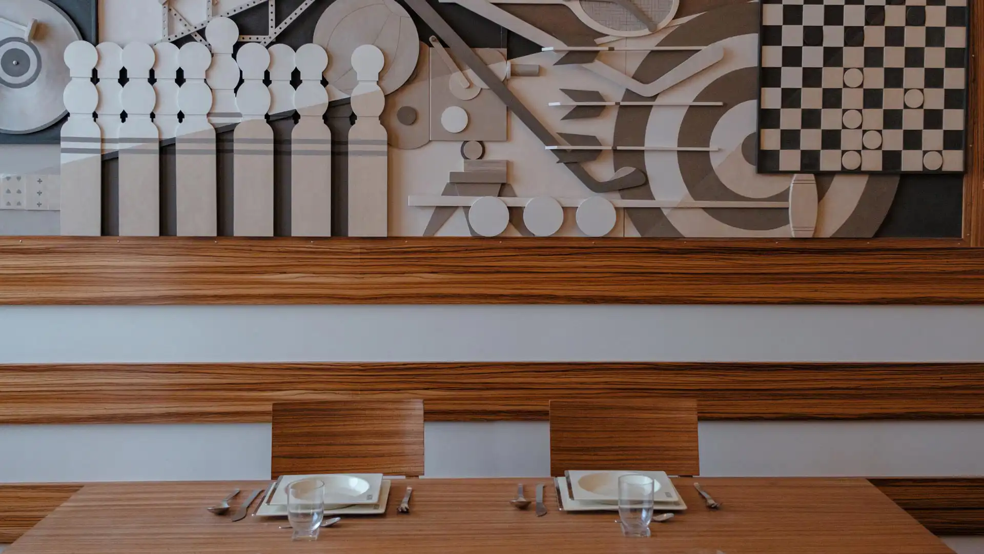 Salle à manger des enfants de la Villa Cavrois