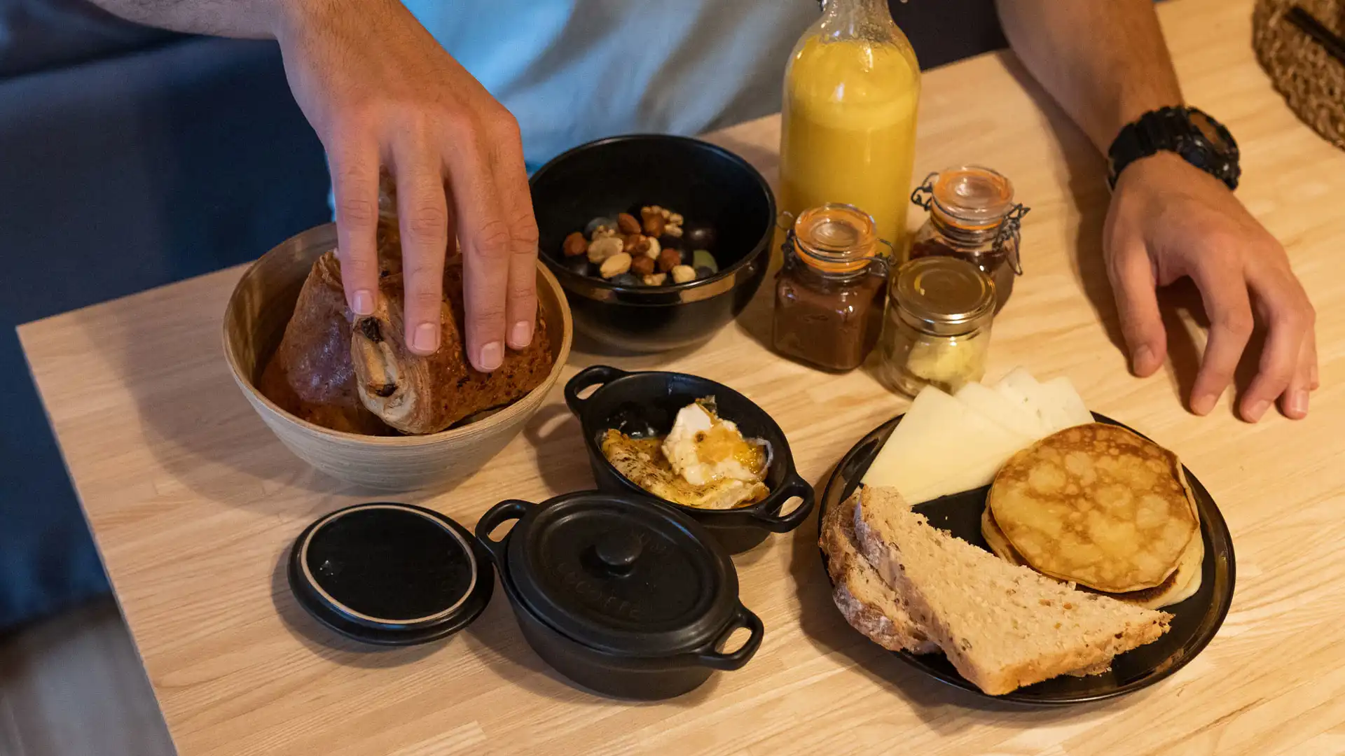 Le petit déjeuner au pré de Mukky