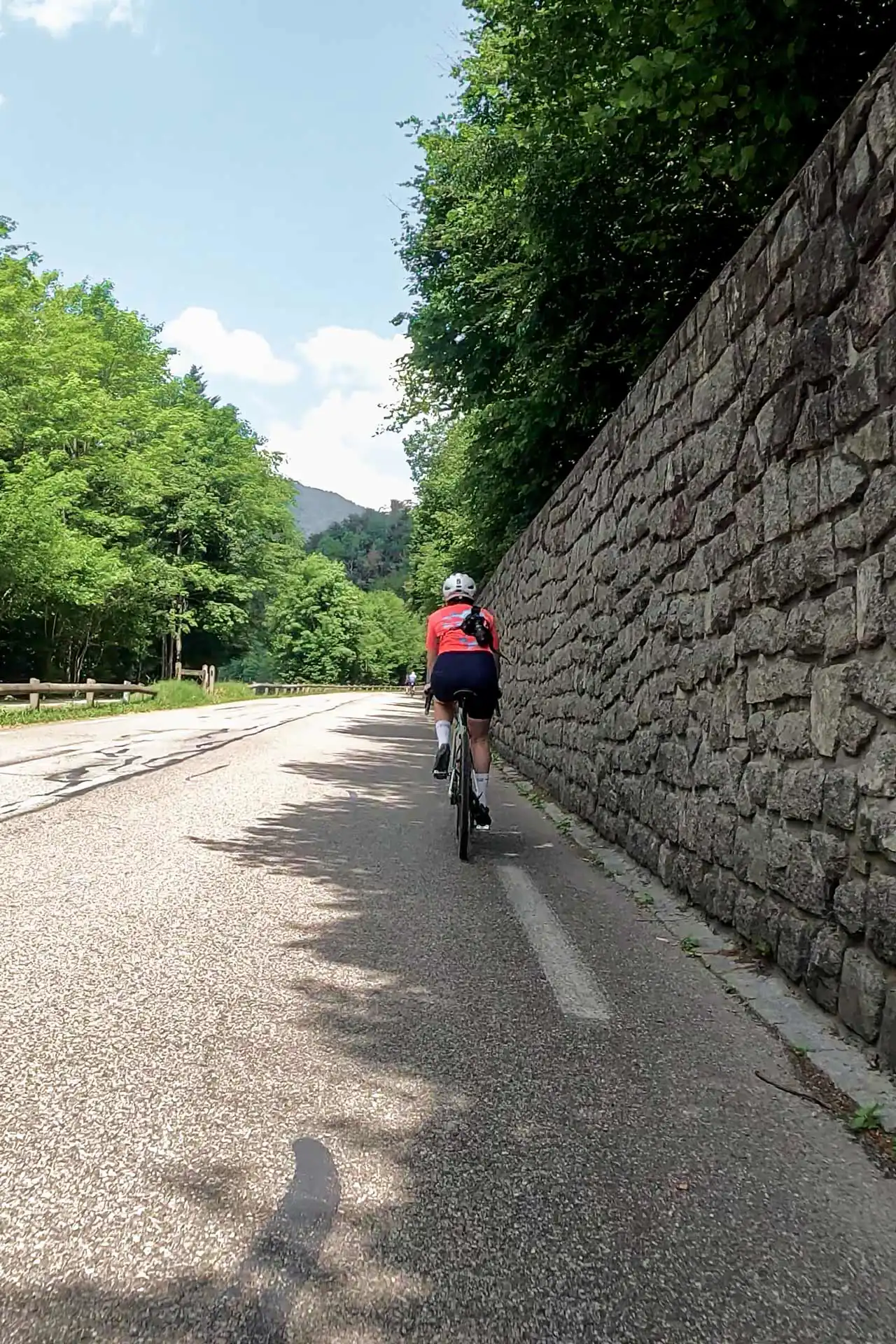 Descente de la route des crêtes